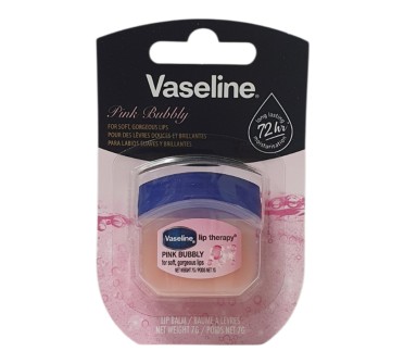 ВАЗЕЛИН Б-М ЗА УСТНИ Pink Bubbly 72ч хидратация 7г VASELINE